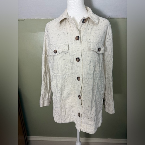Madewell Tops - Madewell Donegal Flannel Oversized Shacket